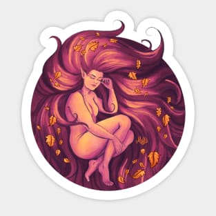 Nature Goddess - Autumn Sticker